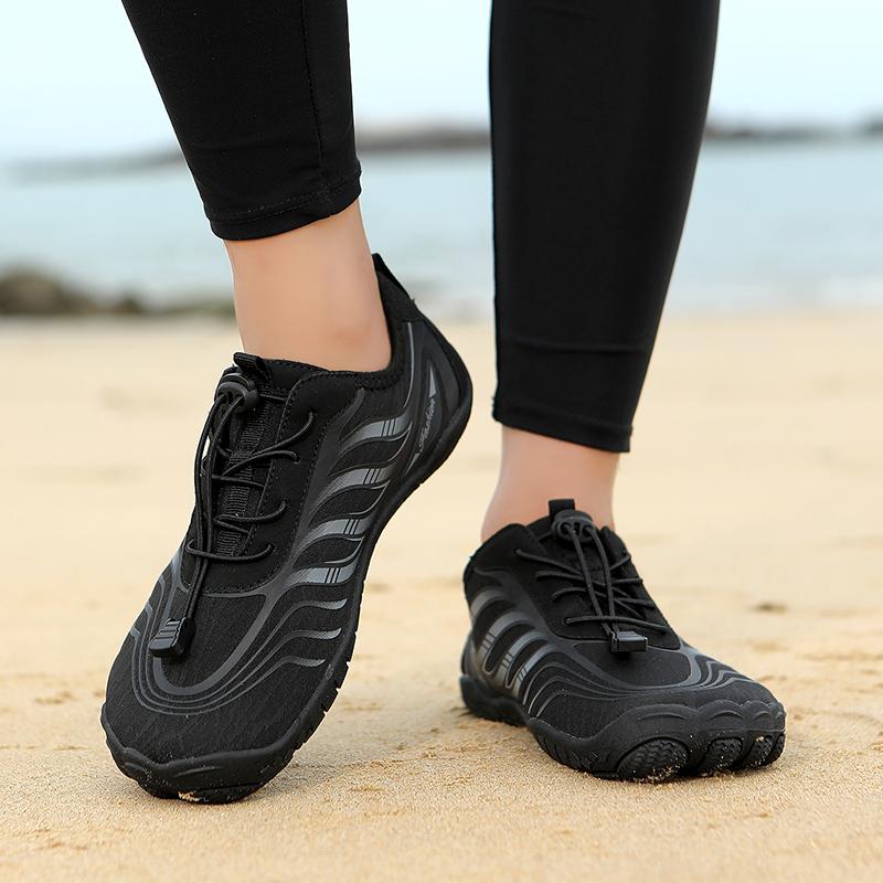 Outdoor Strand Watten Sneaker Herren Damen Schnelltrocknend Aqua Schuhe Barfuß Leicht Atmungsaktiv Wassersport Schuhe zum Tauchen Surfen Angeln