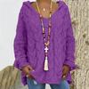 2026 Autumn Winter Pure Color Cable Knit Hoodie - European/American Bestseller
