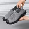 Chaussures tricotées volantes pour hommes, chaussures de marche en mesh respirant pour le printemps et l'été