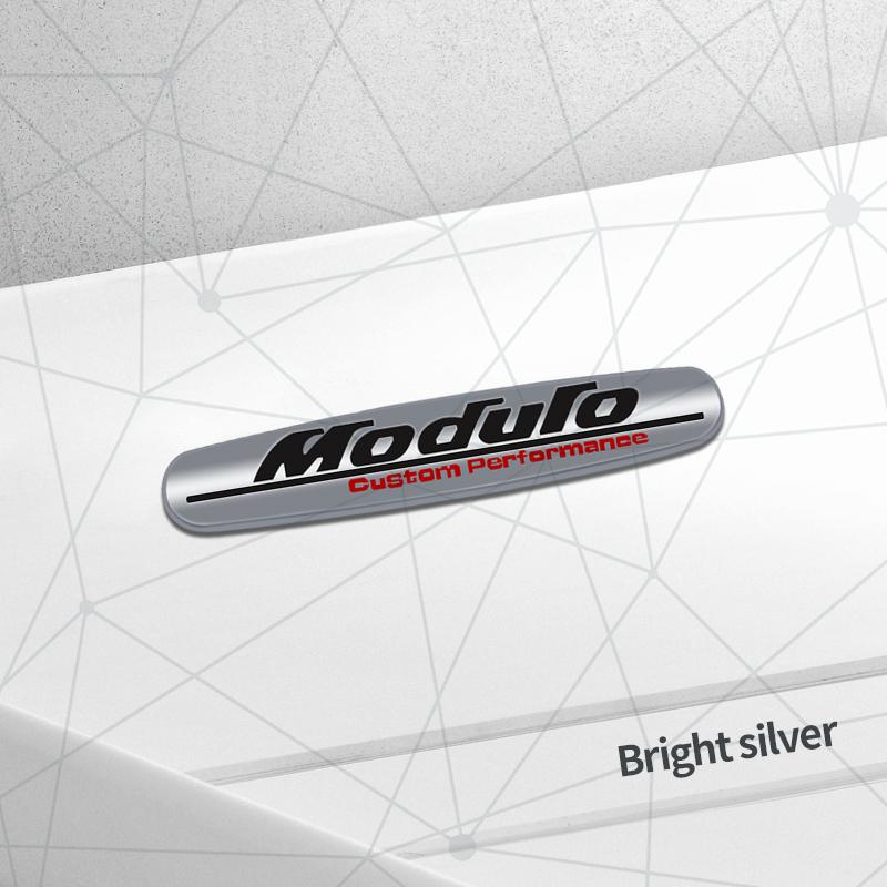 3D Auto Metal Modulo Moduro Badge Car Rear Trunk Emblem Sticker LOGO Decor For Honda Civic City Jazz Vezel Odyssey Accord Fit KU5