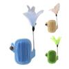 3-in-1 Cat Self Groomer Brush Wall Corner Massage Comb with Catnip Ball Feather Toys Cactus Shape Cat Face Scratcher for Indoor Cats