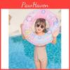 Cute Ins Red Floral Girl Kids Thickened Inflatable Swimming Ring Swim Equipment Armpit Ring