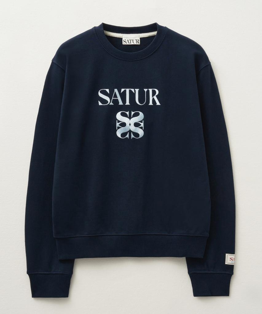 Seteo Classic Logo Sweatshirt Classic Navy