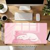 Cat Nap Xl Gaming Mouse Pad Nonslip Rubber Base Stitched Edge Waterproof Desk Mat For Pc Laptop Gamer Office Computer Accessories C927171