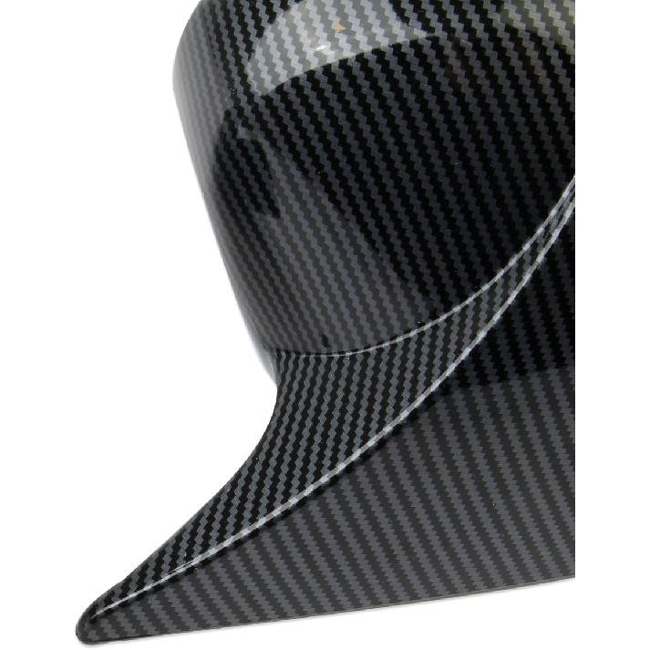 Seitenrückspiegel-Schutzabdeckung Formteil im Carbonfaser-Stil für 2023-2025 Acura Integra (Spiegelkappe - für ohne Blinker)