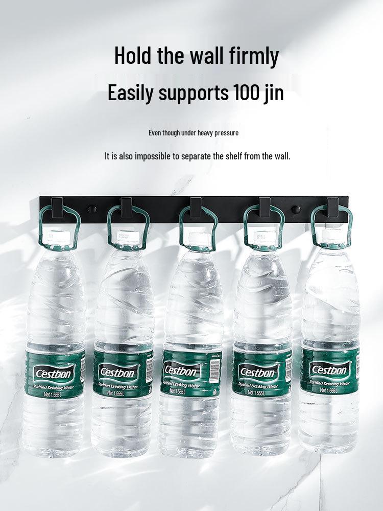 Space-Saving Aluminum Door & Wall Hook for Coats and Hats