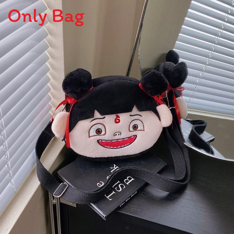 Nezha Cartoon Plush Kid Toy Soft Stuffed Cushion For Bedtime Comfort