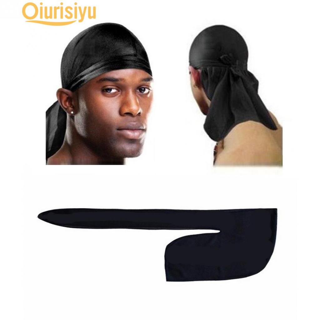 Street Basketball Man Hip-Pop Rap Scarf Elastic Head Warp Long Tail Cap Charm Gift