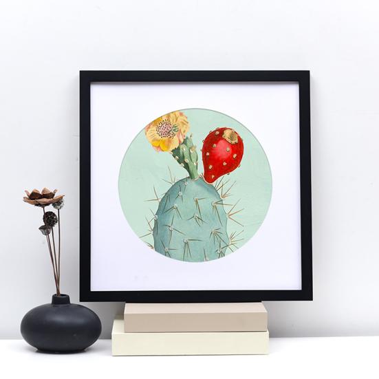 8/10-Inch Wooden Poster Frame High Glass Art Horizontal Vertical Modern Clarity Gallery Living Room