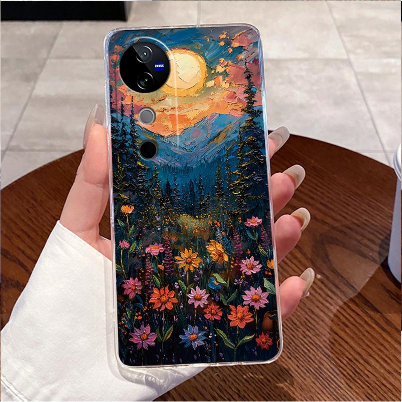 Case For VIVO V40 5G Back Cover VIVO V40 Pro 5G Cute Love Cat Rabbit Funny Cartoons Casing Ultra Thin Clear Soft TPU Phone Case