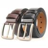 Real Cow Genuine Leather Belts for Man High Quality Plus Long Size Male Pin Buckle Waist Belt Strap