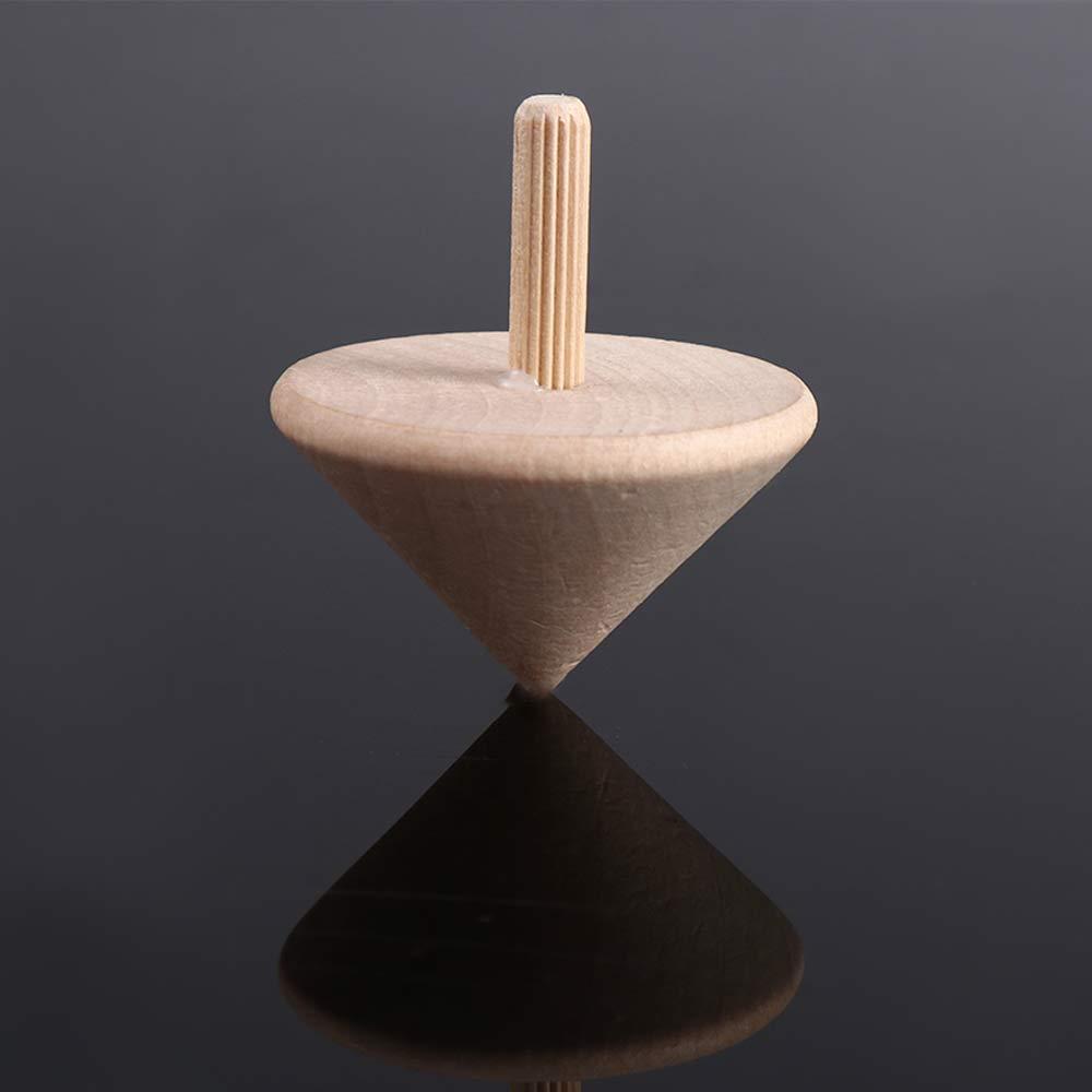 Spinning Top Kindergarten Toy Gyro Toys Wooden Spinning Tops DIY Gyroscope Toys Wooden Rotate Gyro
