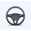 XHRING D-Shaped Car Steering Wheel Cover For Volkswagen VW Atlas Tiguan ID.4 Taos Passat Golf Jetta Beetle Polo GTI CC Touareg SE SEL R-Line S Cross
