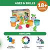 Learning Resources Hide Seek Vegetable Number and Color Authentic & Garden, Games, LER3604,