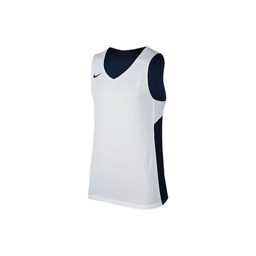 Nike Reversible Logo Print Casual Double-Sided Sleeveless Basketball Vest Men Tops Blue 867767-420
