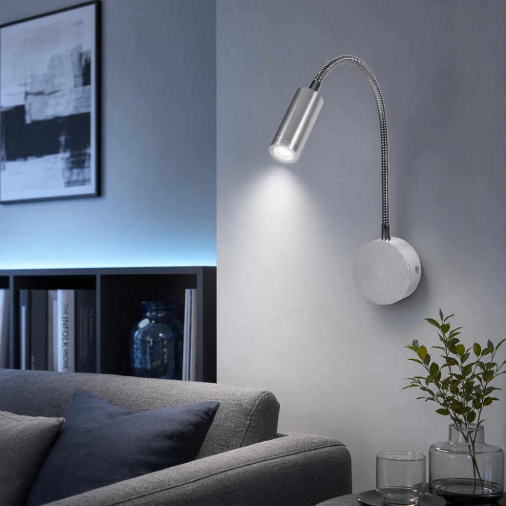 Aluminium LED Leselampe AC85-265V LED Wandleuchte Einfache LED Bettlampe Studio