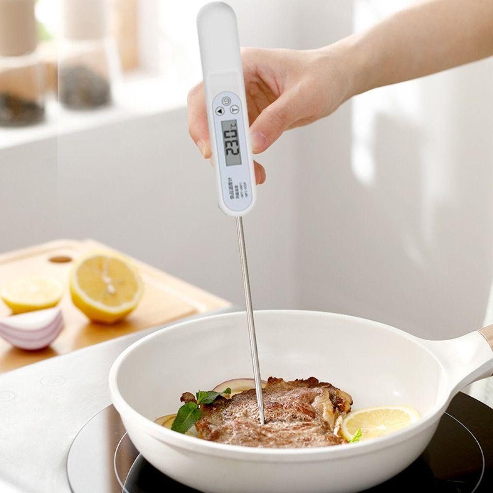 High Accuracy Digital  Food Thermometer Foldable Barbecue Thermometer  Baking