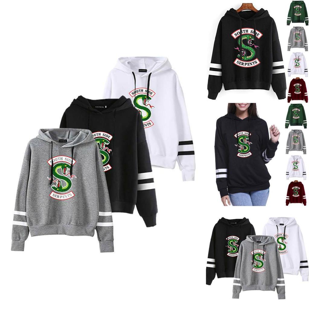 Serpents South Side Hoodie Riverdale Veronica Snake Gang Sweatshirt Top Pullover