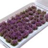 Diorama Flowers, Plants, Flower Field, Purple, 50 Plants Set, Railway Model, Miniature Figures, 5 Colors Available: White, Purple, Pink, Orange X