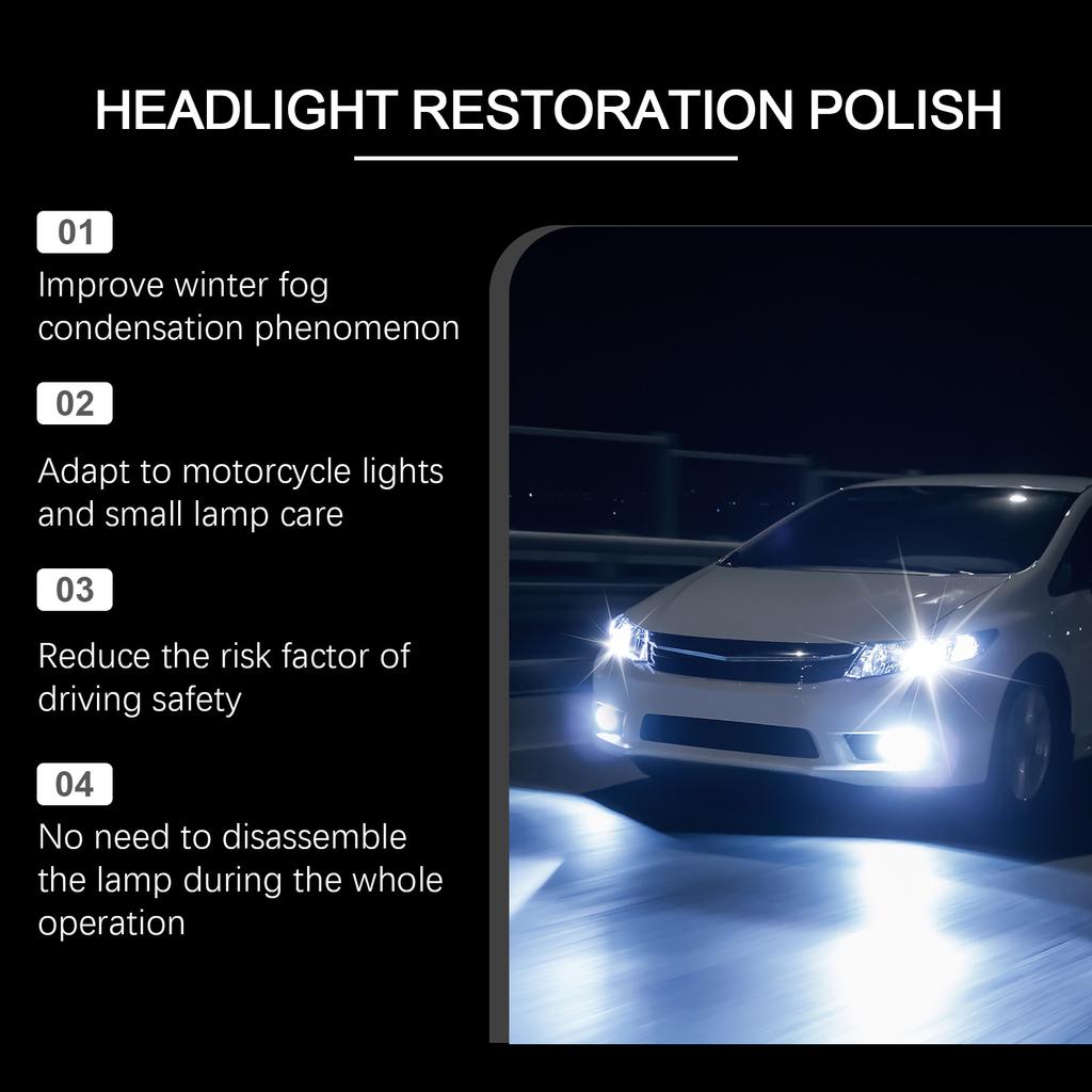 Auto Scheinwerfer Restaurierung Polierpaste Scheinwerfer Kratzer Entferner Reparatur Reinigungs Paste Oxidation Entfernen Scheinwerfer Politur Flüssigkeit