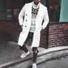 Autumn and Winter Woolen Coat Men's Woolen Double-breasted Thickened Coat