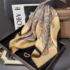 100% Natural Twill Silk Scarf for Women Neck Tie Double Side Female Foulard Shawl High Quality Square Hijab Bufanda Scarves 65cm