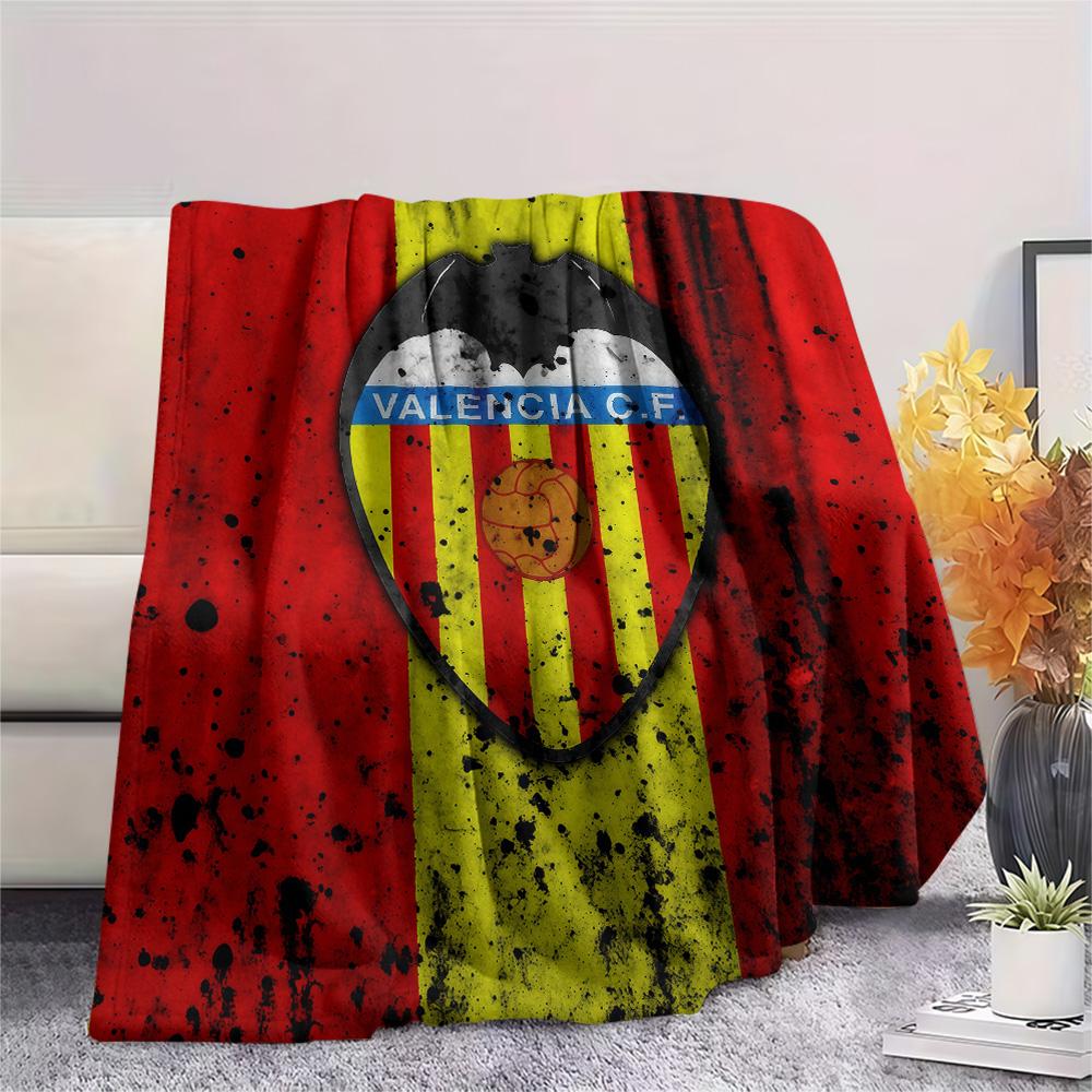 Valencia Club de Fútbol Flannel Blanket, High quality Comfortable for All Seasons, Home Decor, Warmth and Comfort