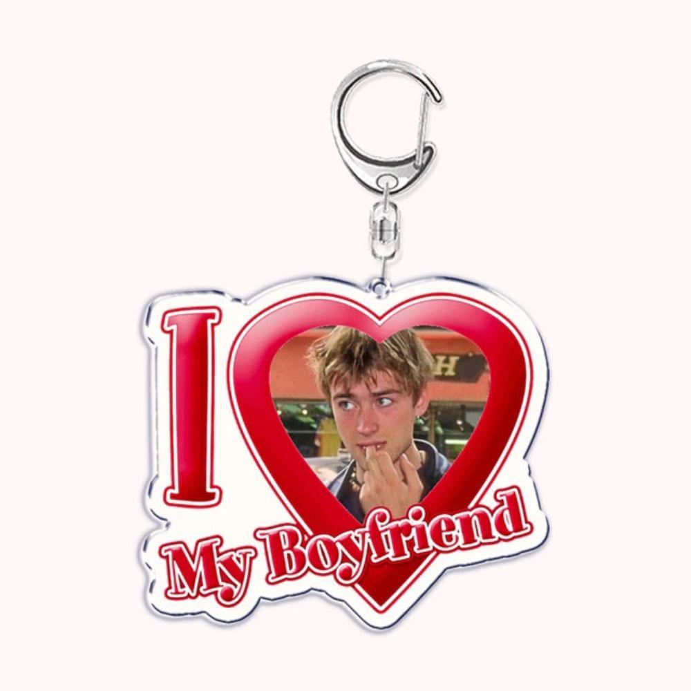 Oppenheimer I Love My Boyfriend Keyring Red Heart Red Heart Key Ring Couple