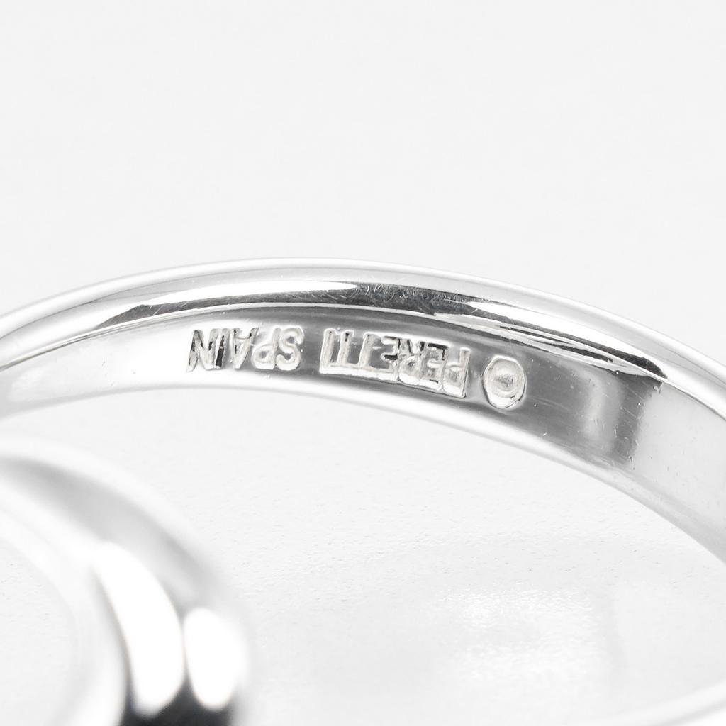 TIFFANY&Co. Open Wave Ring Silver925 #4.9(US Size) 3g Women Used