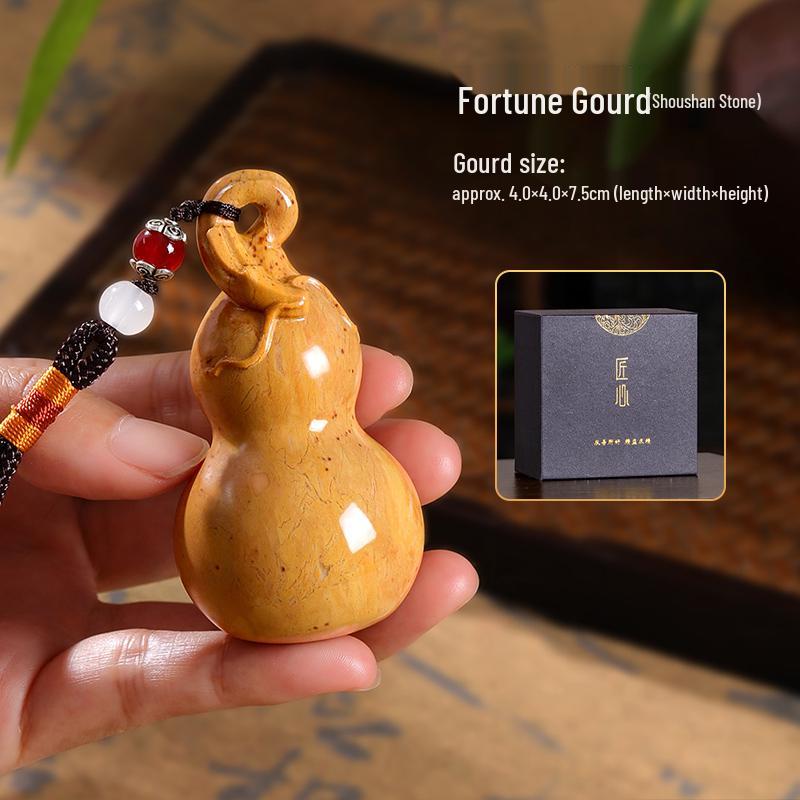 Jade Gourd Ornament: Creative Desktop Decoration Gift for Boyfriend