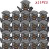 New 8pcs/lot MOC Uruk-hai Orc Army Group Orcus Figures Model Building Blocks LOTR Bricks Medieval Toys for Children gifts