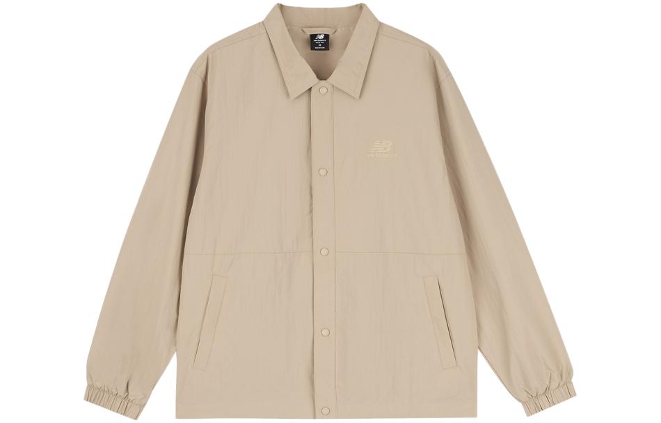 New Balance Jackets Men s Khaki Lapel Moderate Other AMJ33360-BNN M