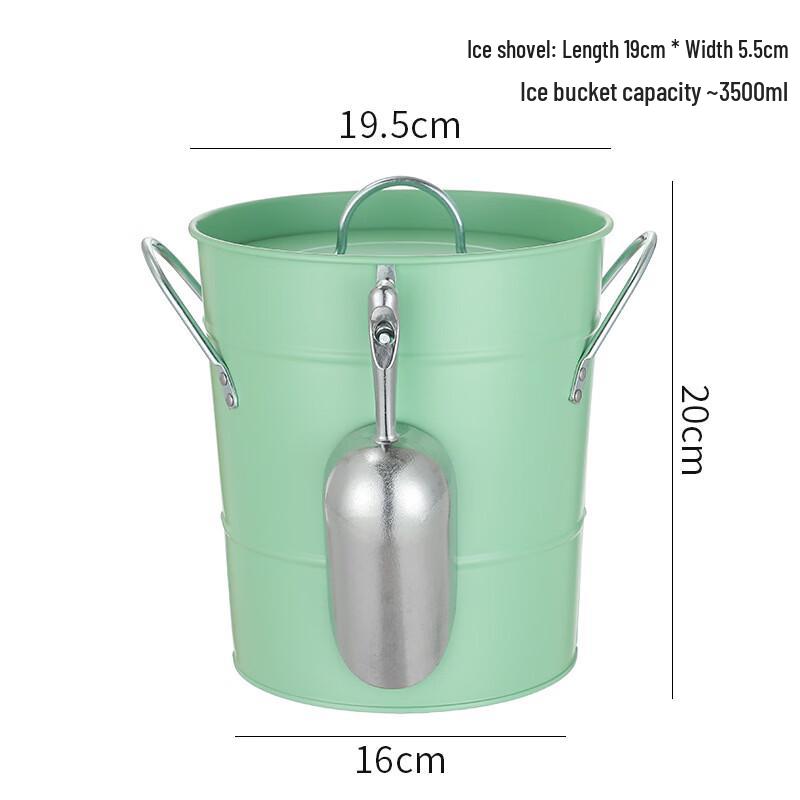 Portable Stainless Steel Ice Bucket