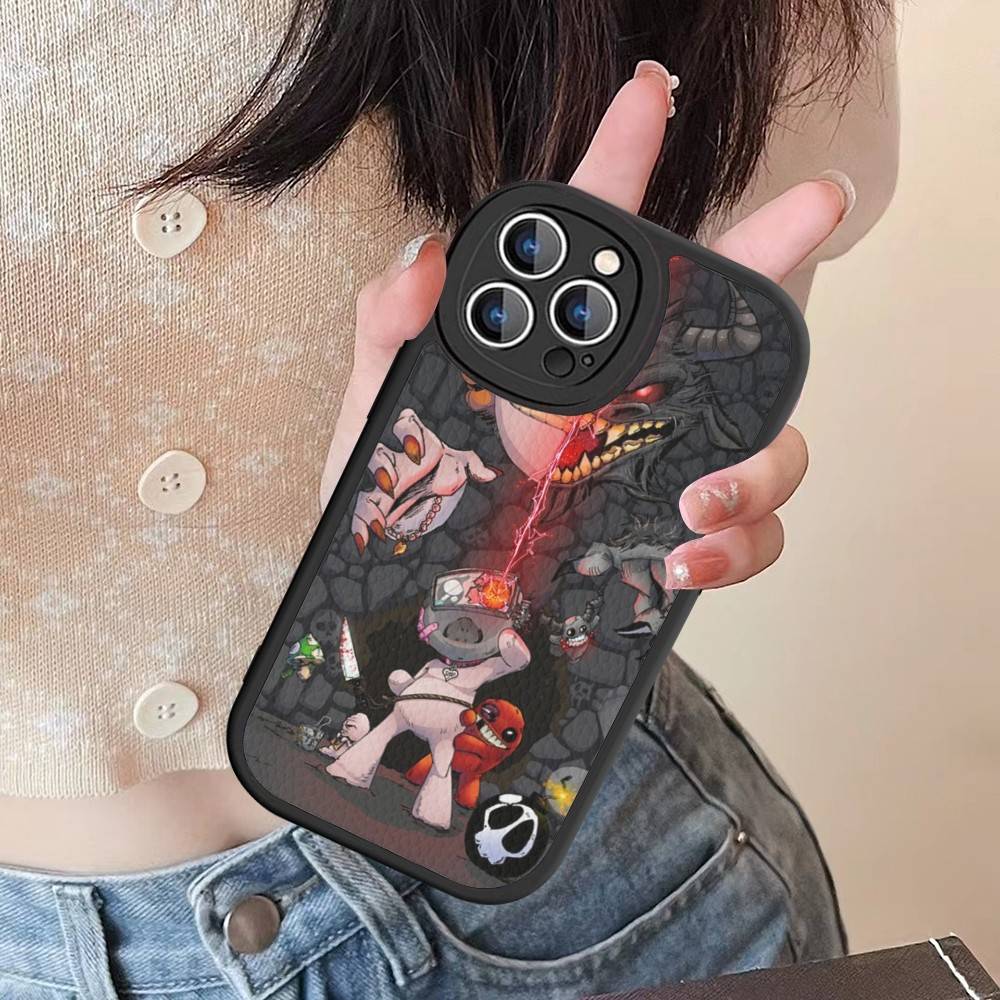 Action Game The Binding Of Isaac Phone Case For IPhone 16 15 14 13 12 11 Pro Max Plus Leather Cover