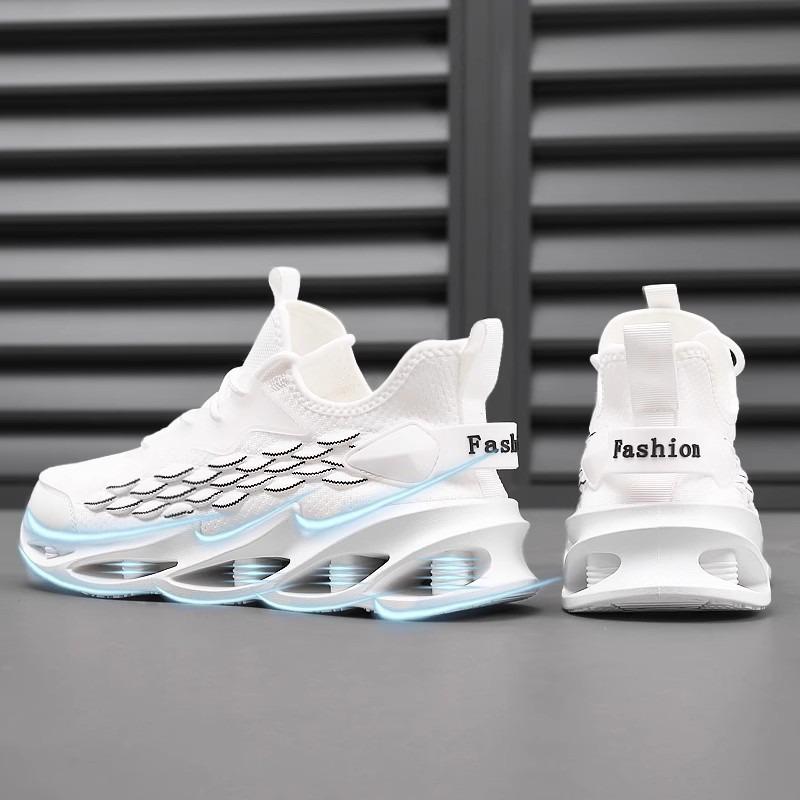 Summer breathable coconut men's shoes fly-woven sports running casual wear-resistant shock-absorbing running shoes