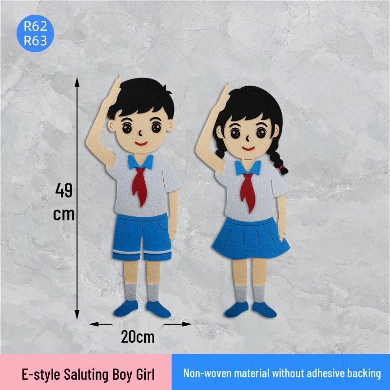 Welcome New Students Blackboard Wall Stickers - Classroom Slogans & Decorations for First Grade Semester Start