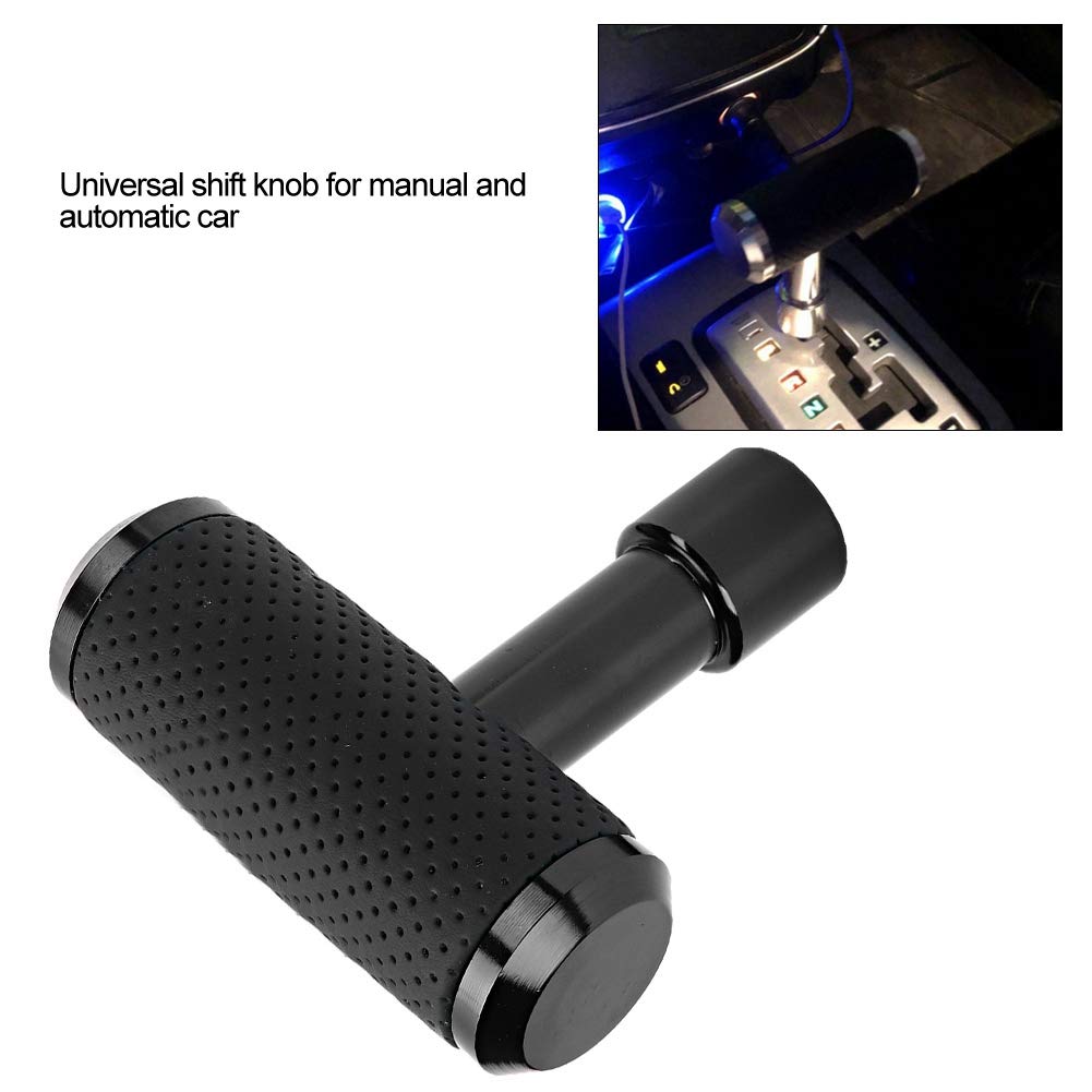 Universal T-Car Shift Gear Knob - Replaces Manual/Auto Gear Shifter (Black)