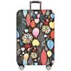 Luggage Case Thin Protective Cover Cartoon Pattern Trolley Travel Leather Box