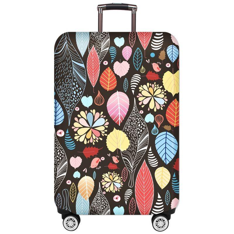 Luggage Case Thin Protective Cover Cartoon Pattern Trolley Travel Leather Box