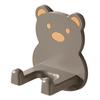 Wall Mounted Hair Dryer Stand Cute Bear Design Strong Bearing Capacity Easy Installation Universal Blow Dryer Holder