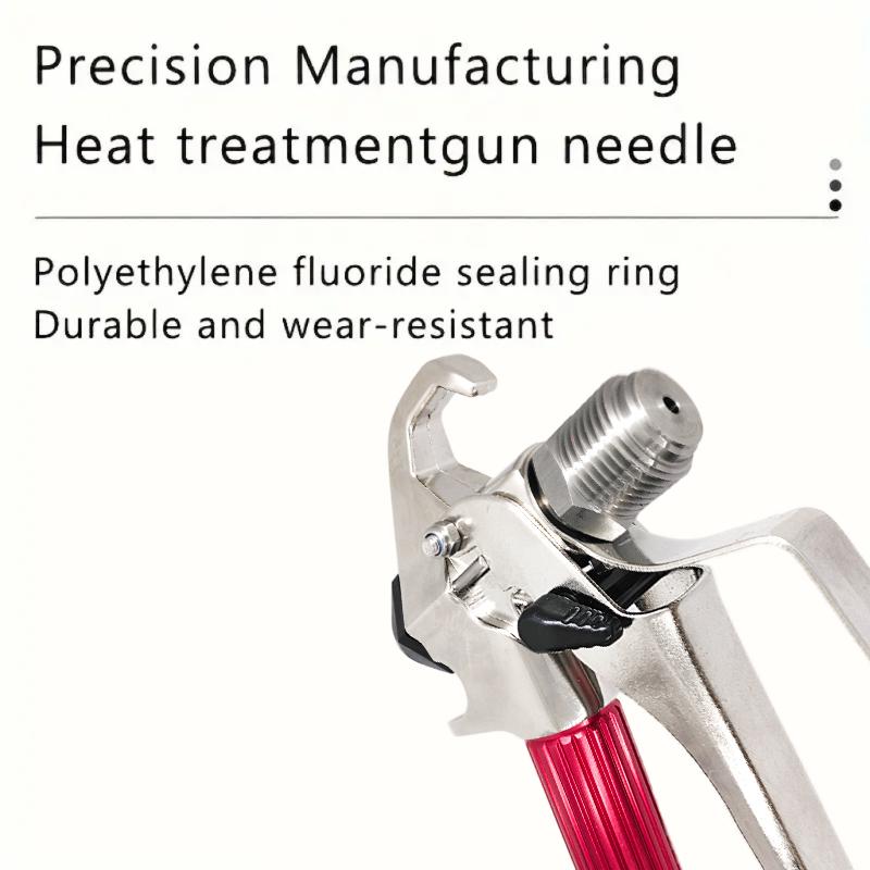 1 Set Airless Paint Spray Gun with 517 Nozzle ,Hand-twist Nozzle Protective Cover- Easy To Operate