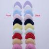 10pcs/bag Furry Felt Plush Padded Cat Ear Appliques For Headband Hair Clip Accessories Cloth Hats Decoration Patches