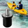 Boat Drain Plug Stainless Steel Handled Boat Drain Plug Rubber Sinking Prevention Tool Marine Accessories for Sea Reservoir