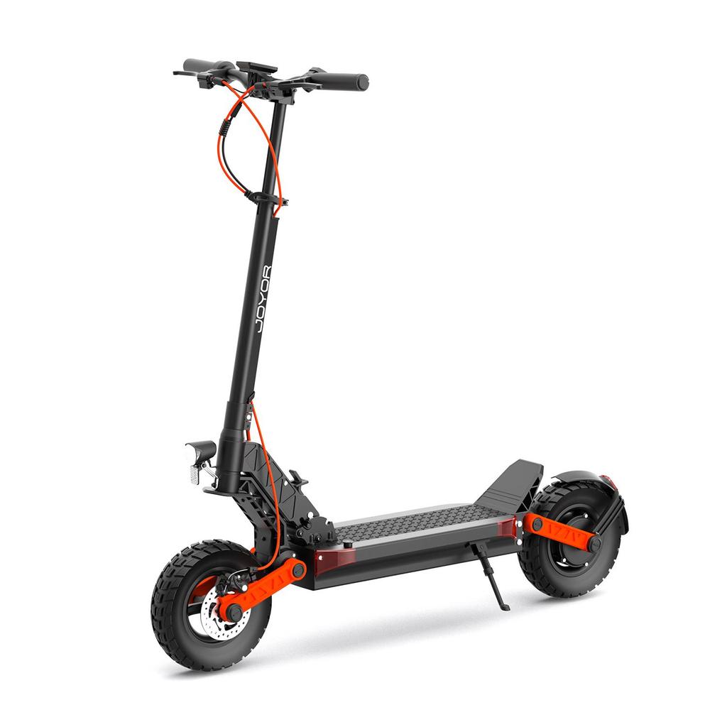 JOYOR S5-Z 600W Foldable Electric Scooter, 48V 13Ah, 55km Range, 10" Off-Road Tires, Dual Disc Brakes, Dual Suspension