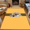 "Yellow Tiger-Cats Football Logo Design" Patterned carpet, non slip mat suitable for living room and bedroom sofas