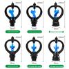 4" X 4/6" Rain-Shaped Sprinkler Head, Universal Threaded Plastic Disc for Garden Irrigation