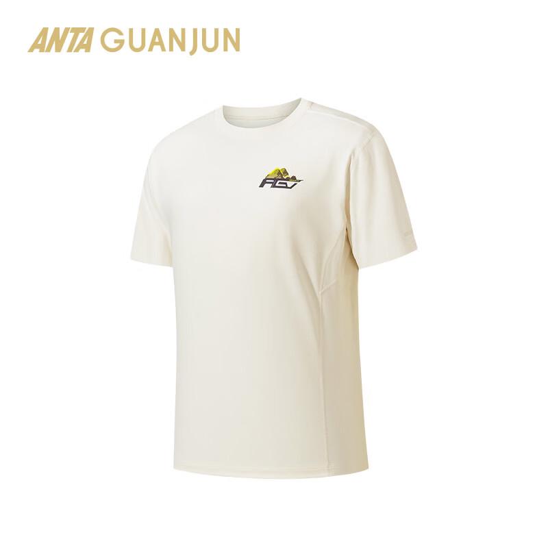 Anta Champion Outdoor Short Sleeve Knit T-Shirt 2XL бежевый