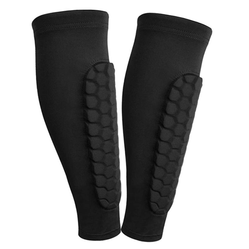 1 PC Honeycomb Fußball Schienbeinschoner Fußball Schilde Sport Legging Schienbeinschoner Bein Ärmel Schutzausrüstung Schaftschutz