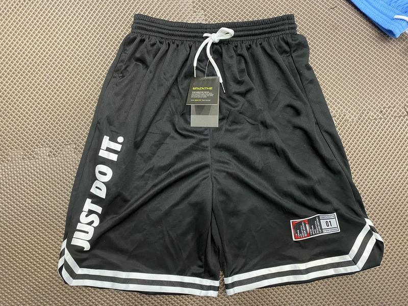 Unisex Trendy Basketball Shorts: Double-Layer Mesh, Above-Knee, Breathable, Quick-Dry for Sports Training