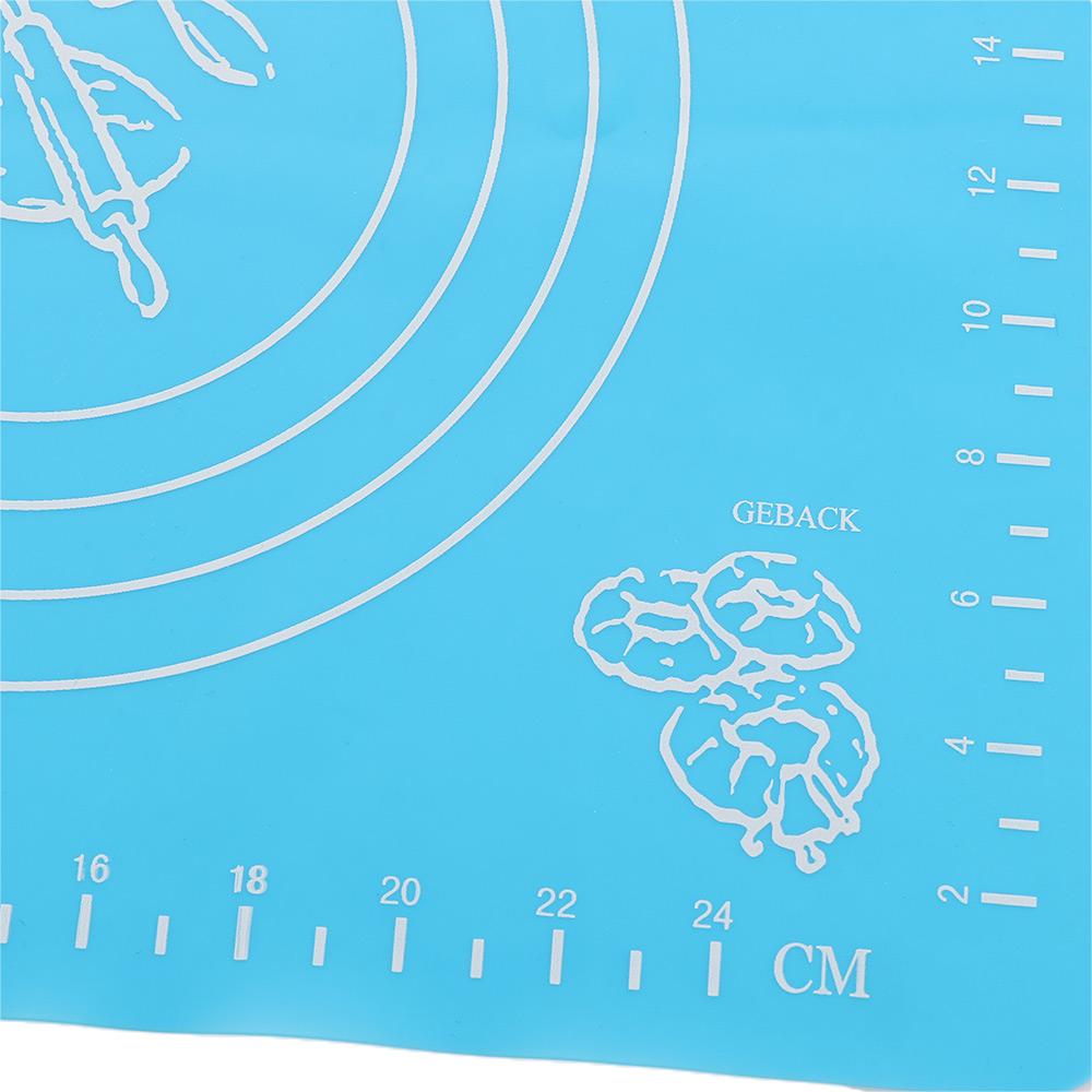 Silicone Kitchen Flour Rolling Pastry Rolling Mat Baking Mat Kneading Dough Pad Bakeware Liners